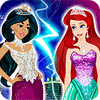 Jasmine vs. Ariel Fashion Battle juego
