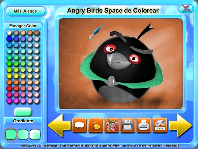 Free Download Angry Birds Space de Colorear Screenshot 3