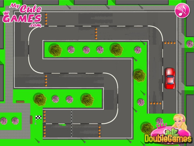 Free Download Barbie Driving Test Screenshot 3