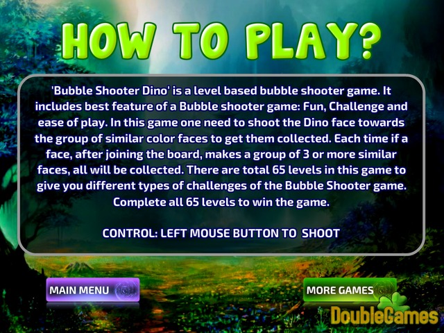 Free Download Bubble Shooter Dino Screenshot 1
