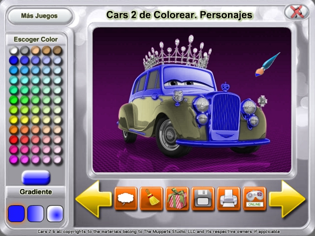 Free Download Cars 2 de Colorear. Personajes Screenshot 1