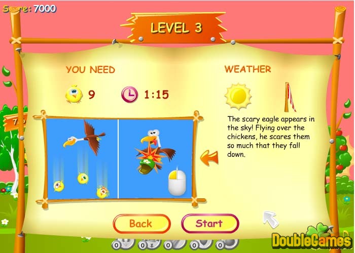 Free Download Chicken's Flying School Screenshot 2