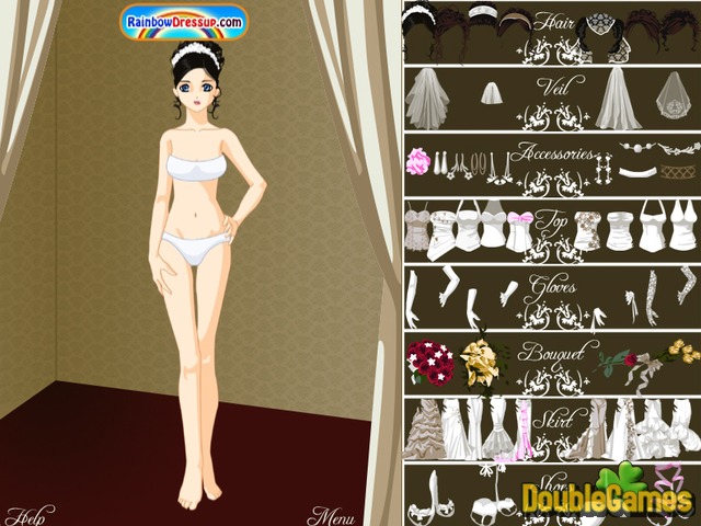 Free Download Elegant Wedding DressUp Screenshot 1
