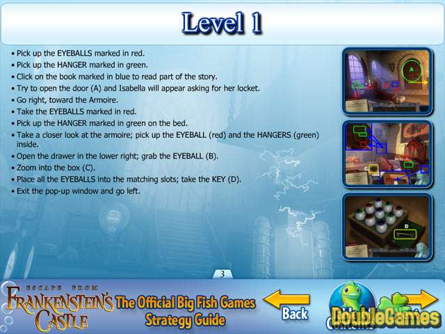 Free Download Escape from Frankenstein's Castle Strategy Guide Screenshot 1
