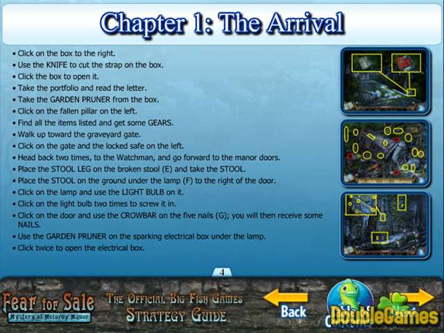 Free Download Fear For Sale: Mystery of McInroy Manor Strategy Guide Screenshot 1
