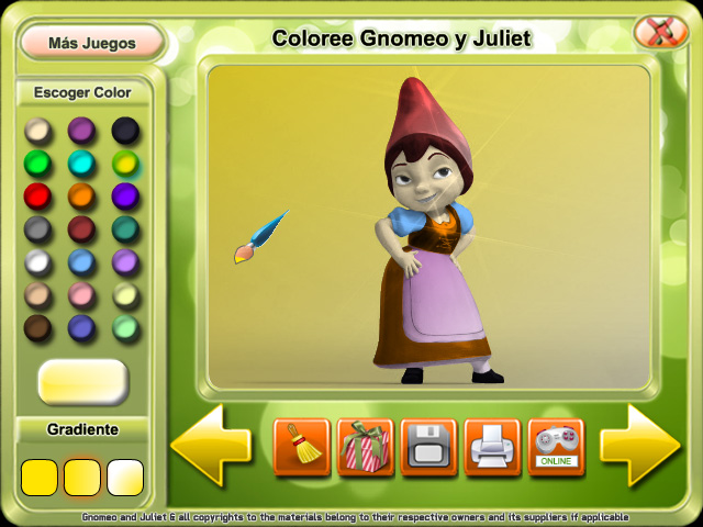 Free Download Coloree Gnomeo y Juliet Screenshot 2