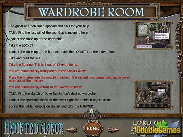 Free Download Haunted Manor: Lord of Mirrors Strategy Guide Screenshot 1