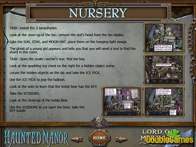 Free Download Haunted Manor: Lord of Mirrors Strategy Guide Screenshot 3