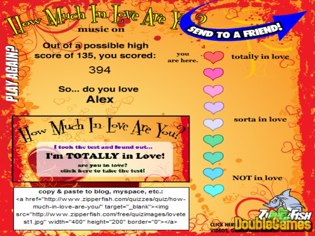 Free Download How Much In Love Are You? Screenshot 3