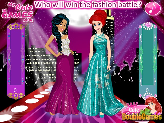Free Download Jasmine vs. Ariel Fashion Battle Screenshot 2
