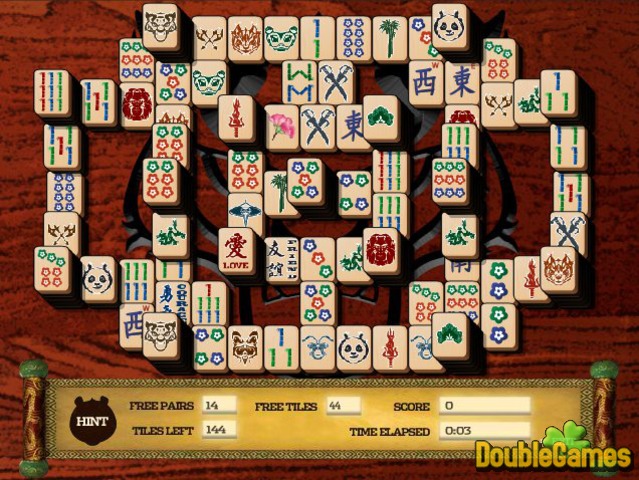 Free Download Kung Fu Panda 2 Mahjong Mayhem Screenshot 1
