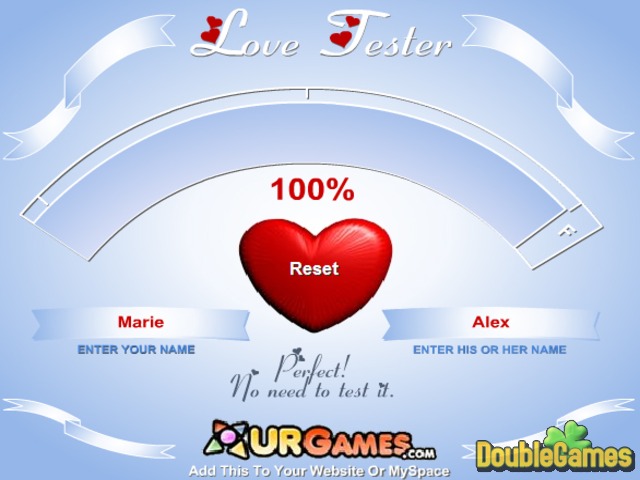 Free Download Love Tester Screenshot 1