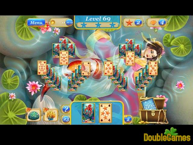 Free Download Maidens of the Ocean Solitaire Screenshot 1