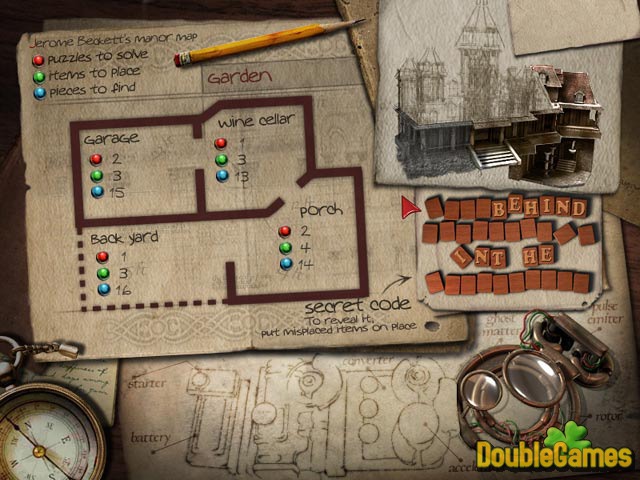Free Download Mortimer Beckett and the Secrets of Spooky Manor Screenshot 3