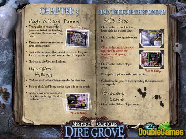 Free Download Mystery Case Files: Dire Grove Strategy Guide Screenshot 1