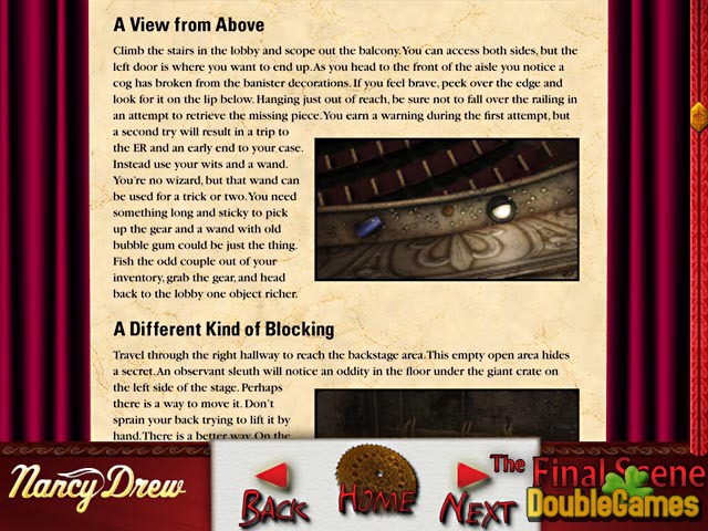 Free Download Nancy Drew: The Final Scene Strategy Guide Screenshot 3