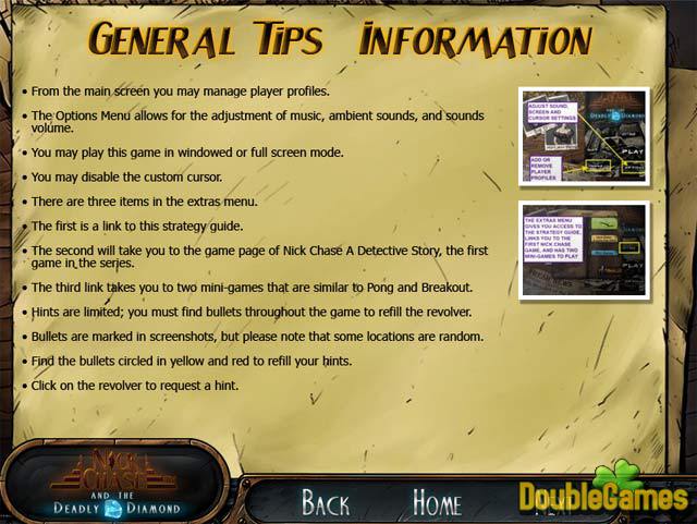 Free Download Nick Chase and the Deadly Diamond Strategy Guide Screenshot 3