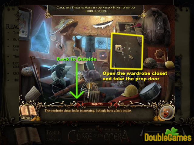 Free Download Nightfall Mysteries: Curse of the Opera Strategy Guide Screenshot 2