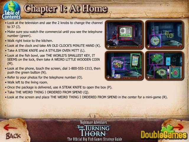 Free Download Nightmare Adventures: The Turning Thorn Strategy Guide Screenshot 1