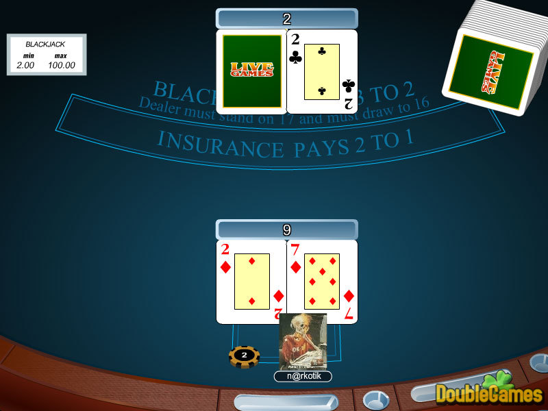 Free Download One Deck Blackjack Screenshot 1