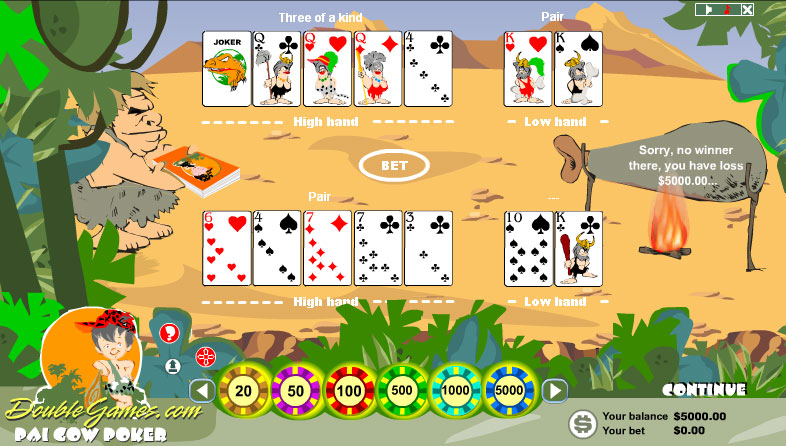 Free Download Prehistoric Pai Gow Poker Screenshot 3