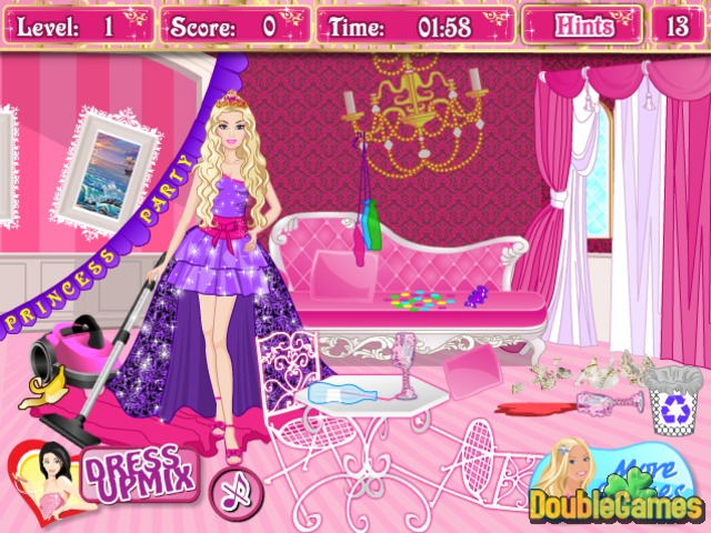 Free Download Princess Party Clean-Up Screenshot 1