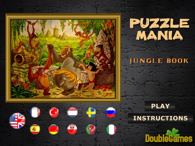 Free Download Puzzle Mania Jungle Book Screenshot 1