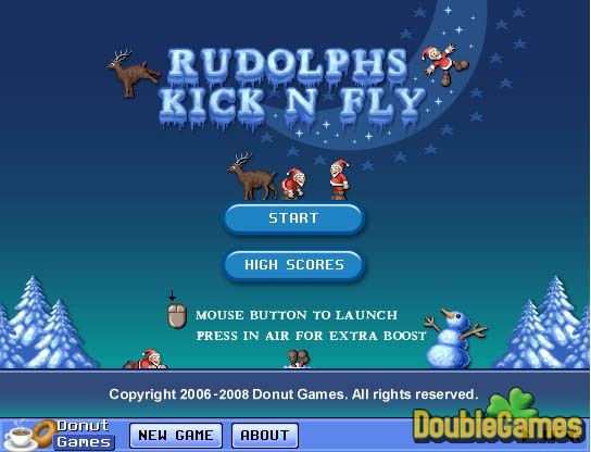 Free Download Rudolphs Kick n' Fly Screenshot 1