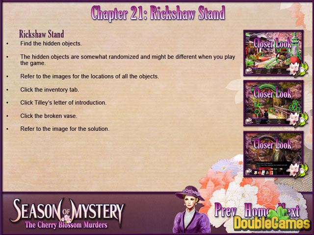 Free Download Season of Mystery: The Cherry Blossom Murders Strategy Guide Screenshot 3