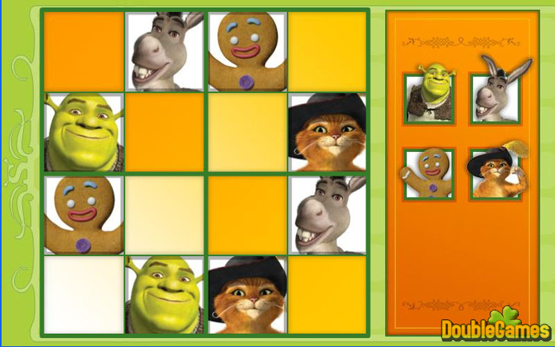 Free Download Shrek 4 Sudoku Screenshot 1