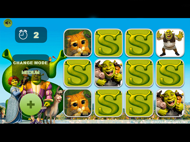 Free Download Shrek Juego de memoria Screenshot 2