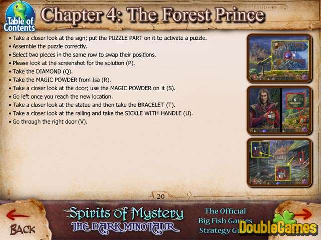 Free Download Spirits of Mystery: The Dark Minotaur Strategy Guide Screenshot 3
