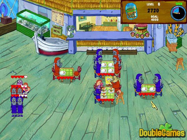 juego de spongebob diner dash