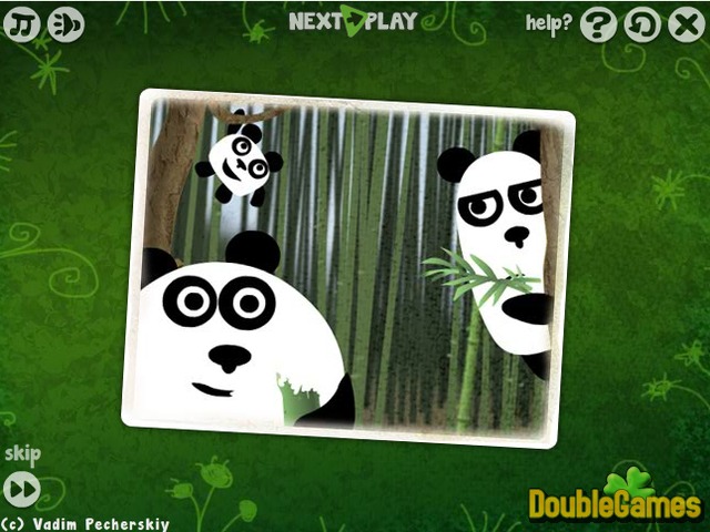 Free Download Three Pandas Screenshot 1