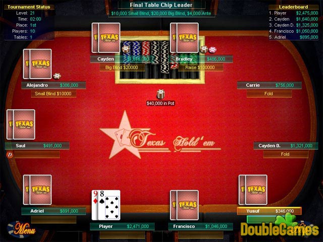 Free Download Tik's Texas Hold'Em Screenshot 1
