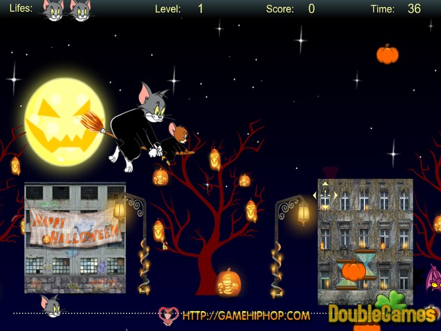 Free Download Tom and Jerry Halloween Pumpkins Screenshot 2