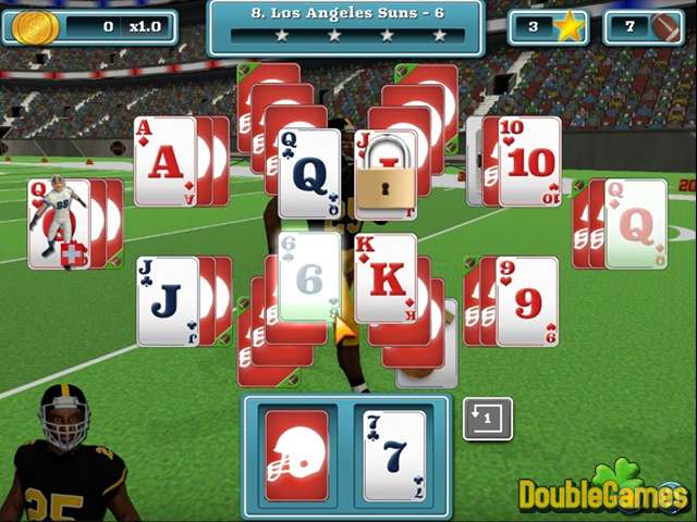 Free Download Touch Down Football Solitaire Screenshot 2