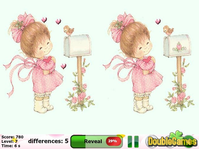Free Download Valentine's Day: Spot the Difference Screenshot 2