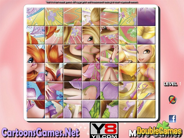 Free Download Winx Club Spin Puzzle Screenshot 1