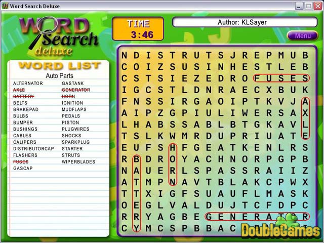 Free Download Word Search Deluxe Screenshot 2